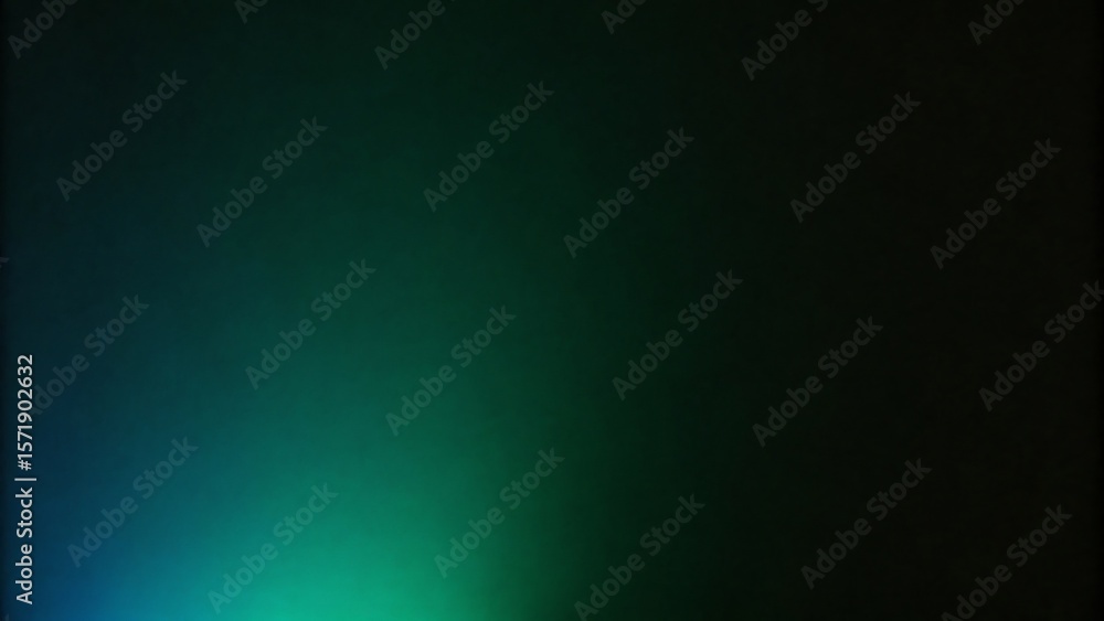 Obraz premium Dark teal and green gradient background with subtle grain texture