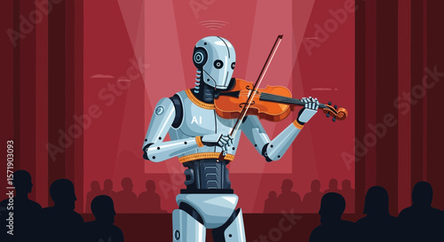 Robotic Violinist Presents Stunning Performance For A Captivated Audience