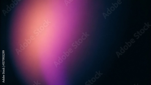 Soft gradient of pink purple and orange light with grainy texture