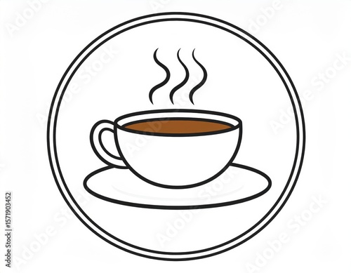 Simple Coffee Cup Illustration