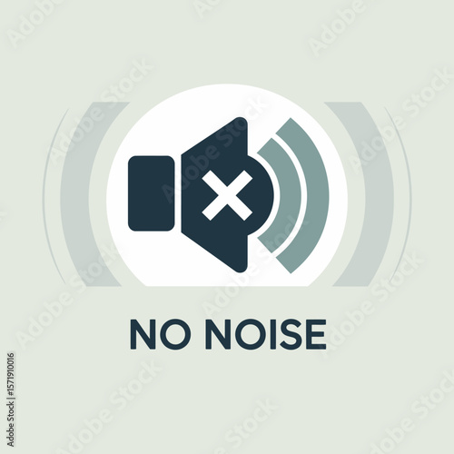 Muted speaker icon with an x symbol and sound waves indicating silence or no sound representing quiet or sound off functionality
