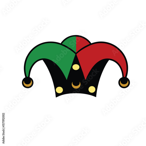 jester hat isolated
