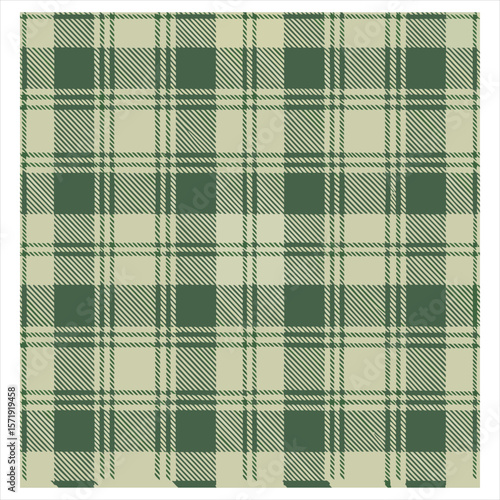 Classic sage green and charcoal gray plaid pattern background
