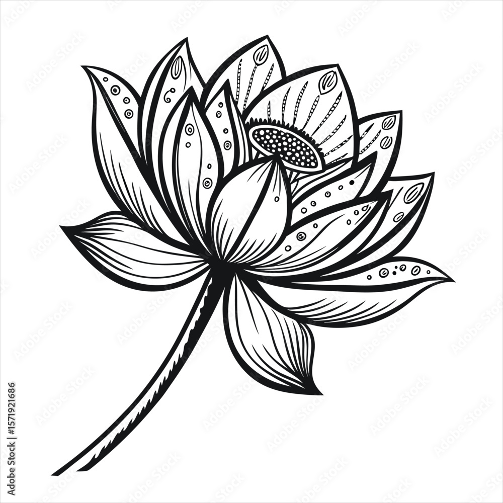black and white lotus black and white lotus