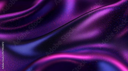 purple silk blowing by wind