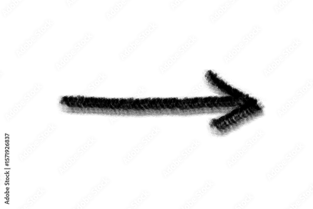 Arrow marker isolated vector mark hand draw. Arrow marker isolated vector mark hand draw.