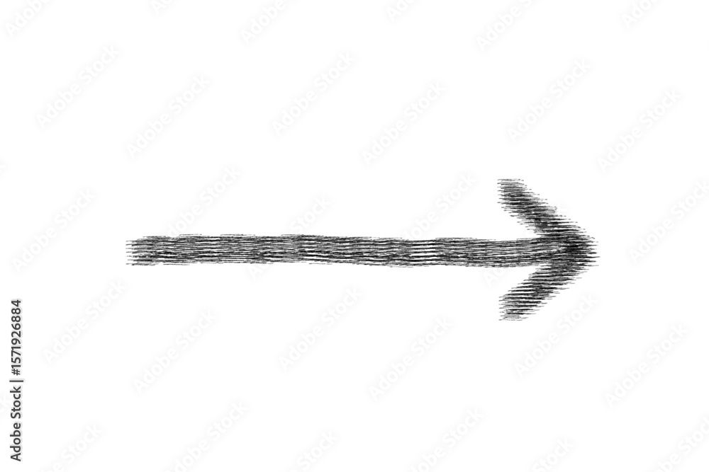 Arrow marker isolated vector mark hand draw. Arrow marker isolated vector mark hand draw.