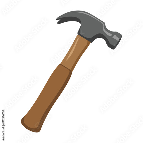 Hammer Icon Design. Hammer Vector Illustration.