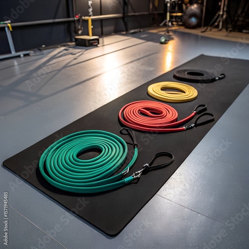 ropes for gym mockup