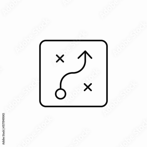 strategy plans icon sign vector