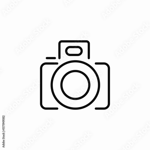 studio photography icon sign vector