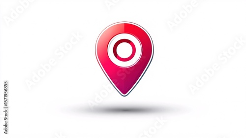 Free Download Location marker icon illustrating mapping concept for digital navigation - GFXLoad