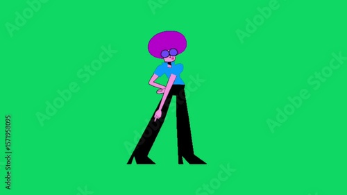 green symbol suit black men boy work lady