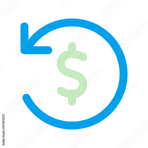 refund duo tone icon