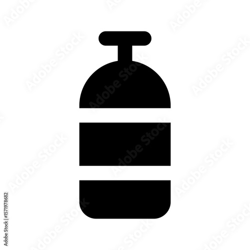 oxygen tank glyph icon