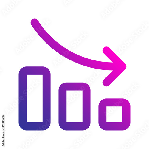 loss gradient icon