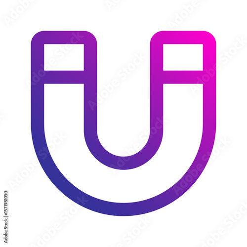 magnet gradient icon