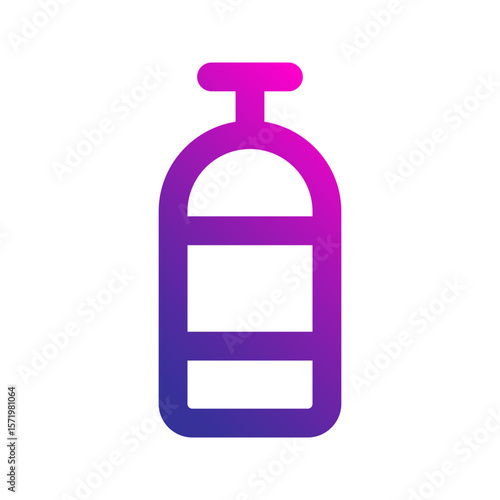 oxygen tank gradient icon