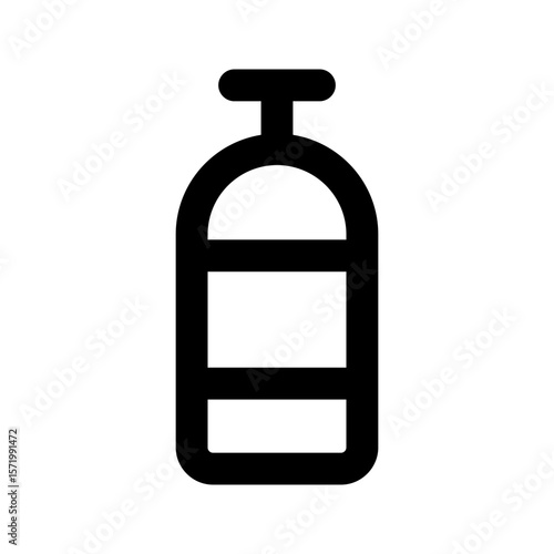 oxygen tank line icon