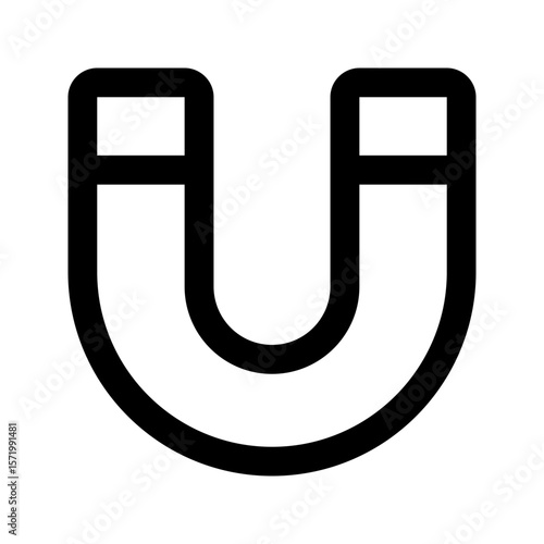 magnet line icon