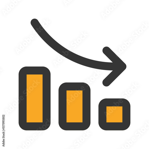 loss outline fill icon
