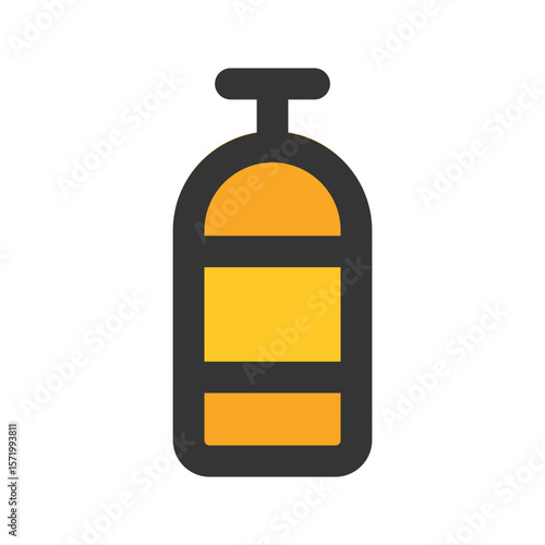 oxygen tank outline fill icon