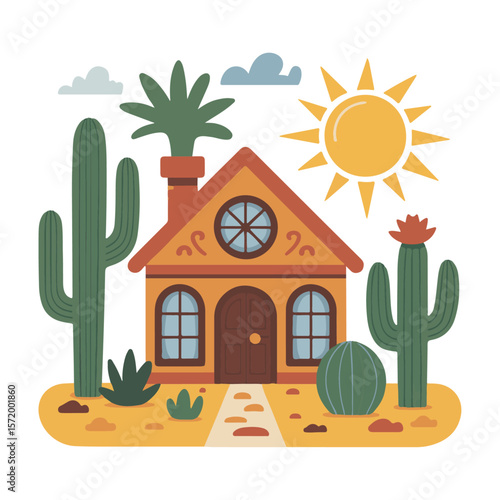 Whimsical Wheels & Wings – Playful Cartoon house Vector Collection