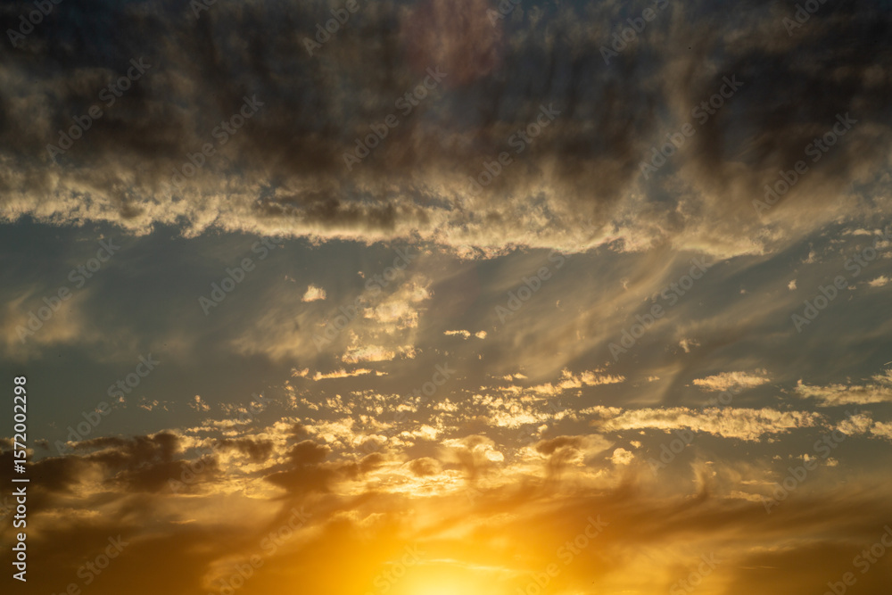 Obraz premium 夏の奄美大島の朝の風景。