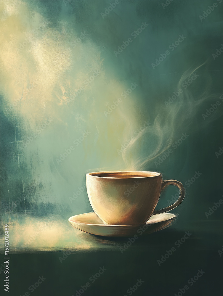 cup of coffee with smoke cup of coffee with smoke