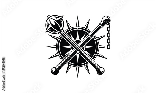 Maces silhouette design