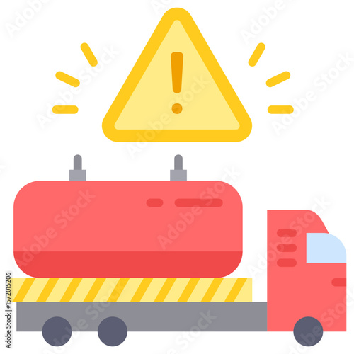 Hazardous Material Transport Icon