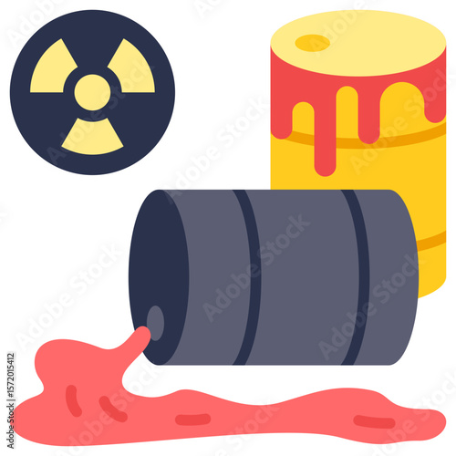 Radioactive Leak Icon