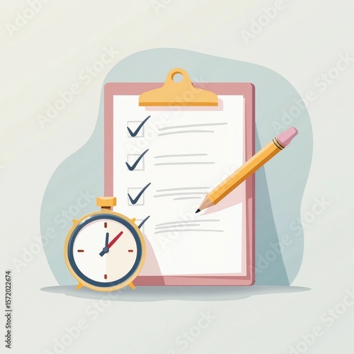 clipboard and pencil