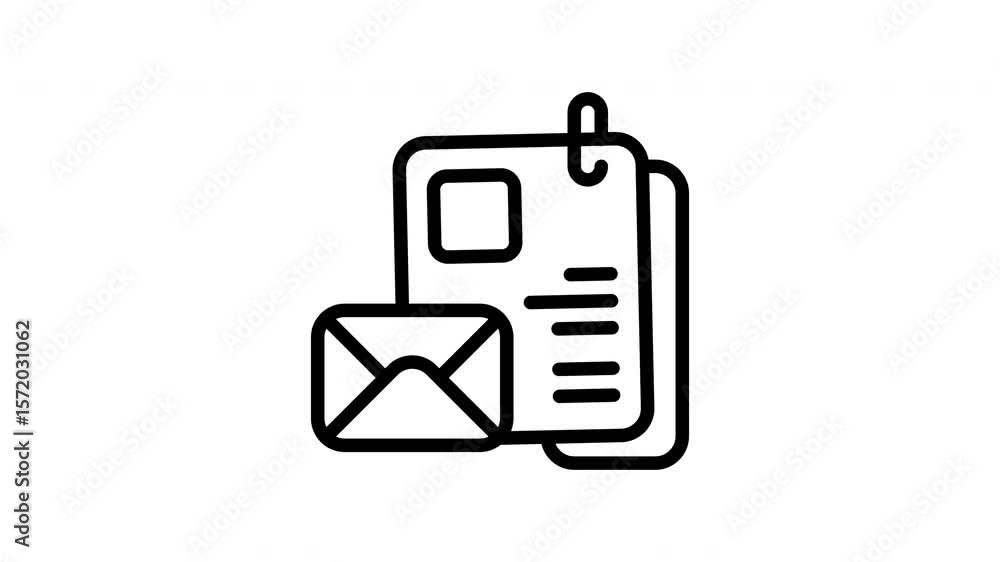 Letter Icon Animation Letter Icon Animation