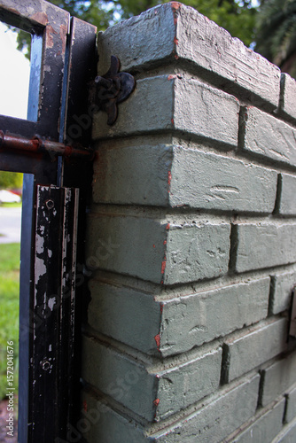 old wooden door