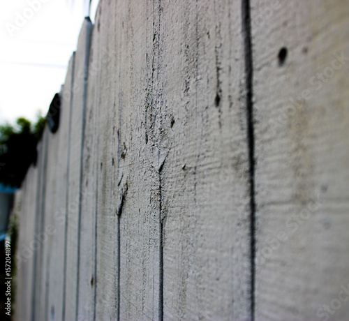 old wooden fence