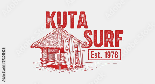Kuta Surf Shack Bali Vacation.