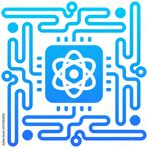 Quantum Cryptography Icon