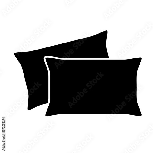 pillow isolated on white background