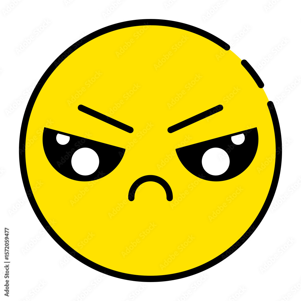 Fototapeta premium emoticon sticker