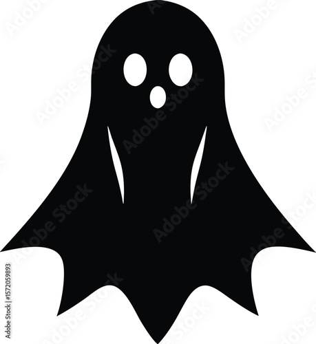 ghost vector icon. Halloween Related Vector Icon.
