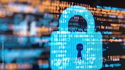 Animated footage illustrating cybersecurity, secure data transmission, gadget safety, and server protection—ideal for tech, IT, and internet security concepts.