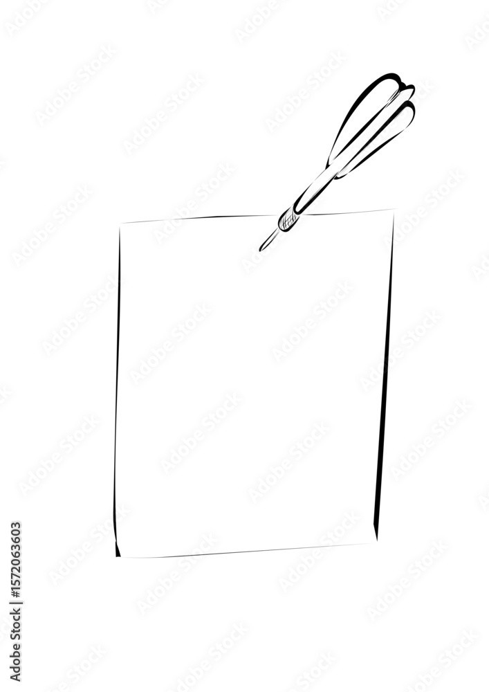 Naklejka premium Notizzettel 