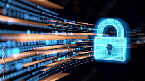 Animated footage illustrating cybersecurity, secure data transmission, gadget safety, and server protection—ideal for tech, IT, and internet security concepts.