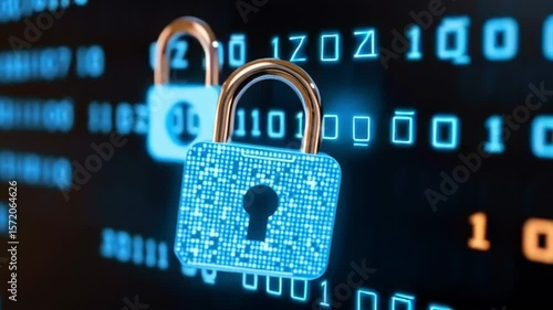 Animated footage illustrating cybersecurity, secure data transmission, gadget safety, and server protection—ideal for tech, IT, and internet security concepts.