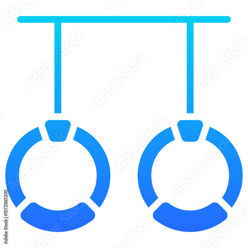 Gymnastics Rings Icon
