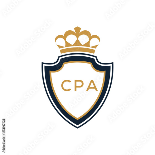 Dynamic Tech Logo Design with CPA Letters and Abstract Motion Elements – Modern Business Identity.CPA Letter Logo.
