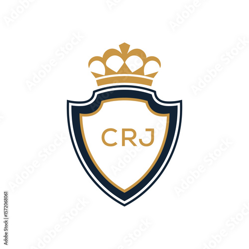 Dynamic Tech Logo Design with CRJ Letters and Abstract Motion Elements – Modern Business Identity.CRJ Letter Logo.
