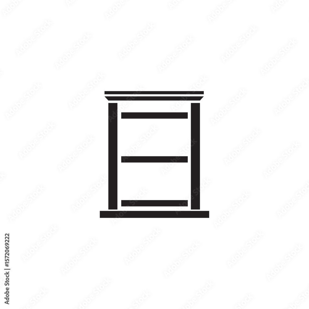 display cabinet icon display cabinet icon