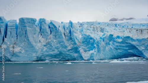 Wallpaper Mural Majestic icebergs and glacier formations in a serene Arctic landscape during twilight hours Torontodigital.ca
